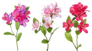 Set 12 Rami Artificiali Azalea per 3 Fiori 57 cm