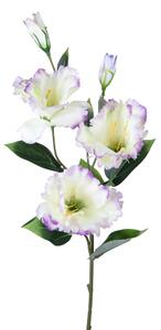 Set 12 Rami Artificiali Lisianthus con 5 Fiori 72 cm
