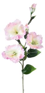 Set 12 Rami Artificiali Lisianthus con 5 Fiori 72 cm