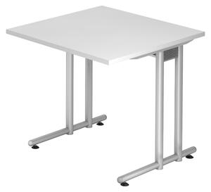 Bümö Scrivania Serie-N - Decorazione: bianco, dimensioni: 80 x 80 cm