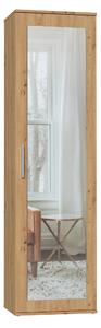 Armadio per ingresso con specchio RASMUS - rovere artigianale