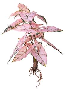 Set 2 Foglie Artificiali Alocasia Foglie 50 cm