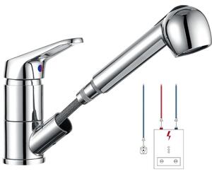 Rubinetto monocomando per lavabo - Cromo