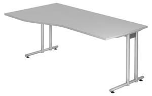 Scrivania bümö Serie N - Decorazione: grigio, dimensioni: 180 x 100 cm
