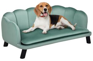 PawHut Divano per cane taglia media e grande, cuscino imbottito rimovibile lavabile, 98.5 x 60.5 x 35.5cm|Aosom