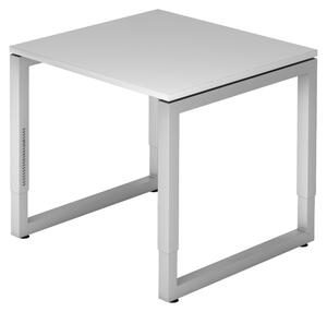 Bümö Scrivania Serie-R - Struttura: argento, dimensioni: 80 x 80 cm, decorazione: grigio