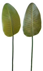 Set 3 Foglia Artificiali Banano 110 cm