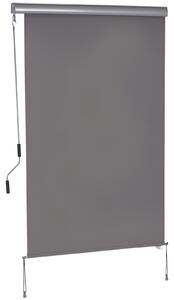 Outsunny Tenda Avvolgibile Parasole con Manovella, Installazione a Muro o Soffitto, 120x200cm, Grigio|Aosom