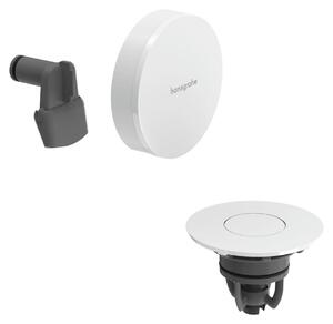 Hansgrohe Exafill Set de finition Bec déverseur pour baignoire, garniture d'écoulement et de trop-plein, 58119700, 58119700