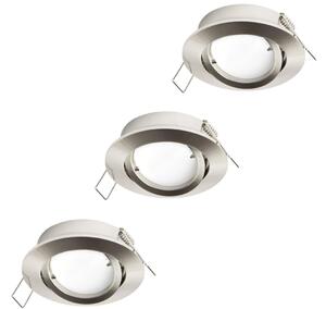 Eglo 31692 - Confezione da 3 faretti LED da incasso TEDO 1xGU10/5W/230V