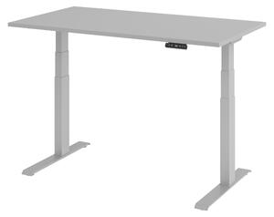 Scrivania elettrica bümö modello XDKB - Struttura: argento, finitura: grigio, dimensioni: 140 x 80 cm