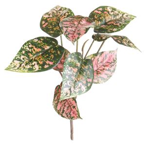 Set 6 Foglie Artificiali Syngonium 31 cm per 9 Real Touch