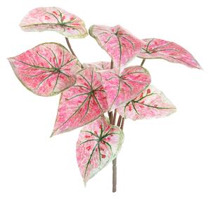 Set 6 Foglie Artificiali Syngonium 31 cm per 9 Real Touch