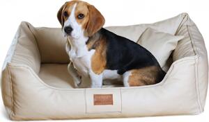 Tierlando MADDOX KOMFORT cuccia per cani divano in Pelle finta S - XXL - dimensioni: 100x75cm | colore: 05 crema