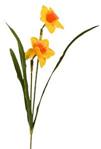 Set 8 Rami Artificiali Narciso con 6 Fiori H 70 cm