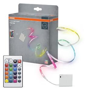 Osram - Striscia LED RGB dimmerabile FLEX BATTERY 5m LED/5W/4xAA + DO
