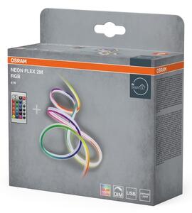 Osram - Striscia LED RGB dimmerabile NEON FLEX 2m LED/4W/5V + telecomando