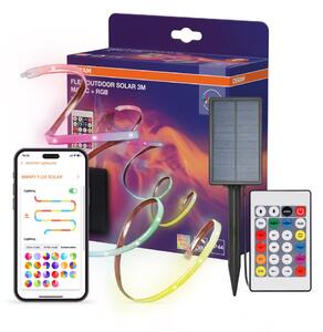 Osram - Striscia solare LED RGB dimmerabile FLEX MAGIC 3m LED/1,2W/3,7V 2000 mAh IP44 +DO