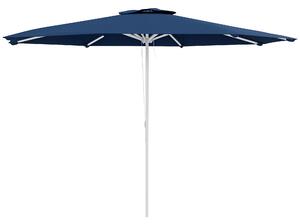 Outsunny Ombrellone da Giardino ad Altezza Regolabile in Metallo e Poliestere, Ø292x242 cm, Blu Scuro|Aosom