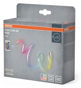 Osram - striscia LED RGB dimmerabile FLEX COB 5m LED/24W/230V + telecomando
