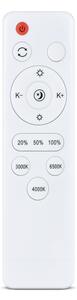 BRILAGI - Lampada LED dimmerabile PILANA LED/72W/230V rovere/beige diam. 80 cm + telecomando