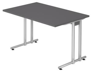 Bümö Scrivania Serie-N - Dimensioni: 120 x 80 cm, Decorazione: grafite