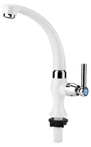 Rubinetto di Alta Qualità e Pratico Rubinetto Monocomando per Acqua Fredda - Rubinetto da Cucina - Rubinetto da Bagno - Attacco G1/2 - Acciaio Inossidabile - Facile da Installare - Rubinetti da Cucina