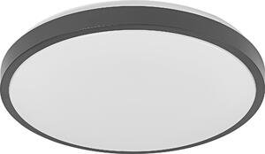 OSRAM ORBIS LONDON Plafoniera LED 400mm, nera, 24W, 2700lm, colore della luce bianco caldo, distribuzione della luce molto omogenea, lunga durata, modulo LED installato permanentemente, rotonda, classe di protezione IP20, 3000K