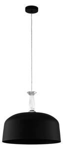 Eglo 39588 - Lampadario a sospensione su cavo MONTE FUERTE 3xE27/10W/230V nero