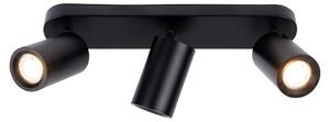 Ledvion, plafoniera LED intelligente, colore nero, 3 luci, attacco GU10, 4,9W, RGB+CCT
