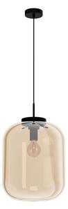 Eglo 39672 - Lampadario su filo BULCIAGO 1xE27/40W/230V d. 35 cm beige