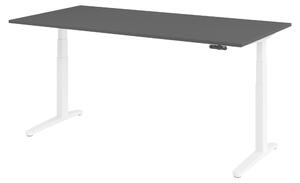 Scrivania elettrica bümö XBHM - Decorazione: grafite, dimensioni: 200 x 100 cm, struttura: bianco