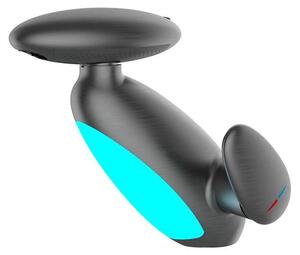 Miscelatore monocomando per lavabo con LED – Rubinetto da bagno – LED che cambia colore in base alla temperatura – Doccetta estraibile – 4 tipi di getto – Montaggio monoblocco – Grigio scuro