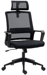 Sedia Da Ufficio Ergonomica Con Supporto Lombare Regolabile, Regolabile In Altezza, Con Braccioli Ribaltabili, Per Computer Per Casa, Nera | Leroy Merlin - Foto 9