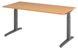 Bümö Scrivania Serie-XB - Decorazione: faggio, dimensioni: 160 x 80 cm, struttura: grafite