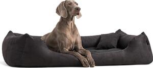 Tierlando MORITZ SOFT divano per cani M - XXL 90 110 130 160 cm - Dimensioni: 90x75cm | Colore: 03 Nero