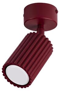 Plafoniera KARBON 1 bordeaux 1xGU10 10W alluminio 18x7x7cm Sollux Lighting