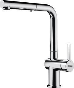 Franke Active New - Miscelatore per lavello FN 6560.031, incernierato sotto la finestra, con doccia estraibile, cromo 115.0653.391