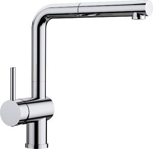 Miscelatore da cucina BLANCO LINUS-S Leva sinistra Miscelatore monocomando cromo | alta pressione