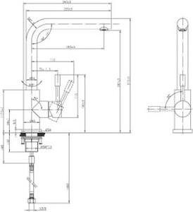 Villeroy & Boch Modern Steel - Miscelatore per lavello, antracite 96680105