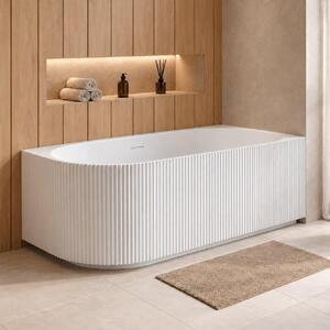 Badplaats Vasca da Bagno Havana 170 x 80 x 58 cm – Vasca Angolare – Bianco Lucido – Destra