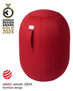 SGABELLO KAPSUL LEIV 60-65 VLUV RUBY RED