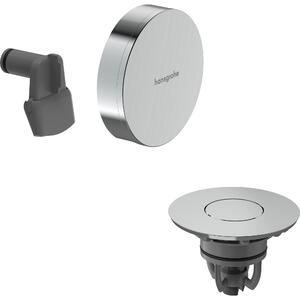 Hansgrohe Exafill Set de finition chromé Bec déverseur pour baignoire, garniture de vidage et de trop-plein, 58131000, 58131000