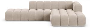 Divano angolare beige ad angolo destro Lupine - Micadoni Home
