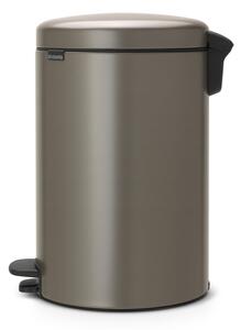 Bidone grigio in acciaio 30 l NewIcon - Brabantia