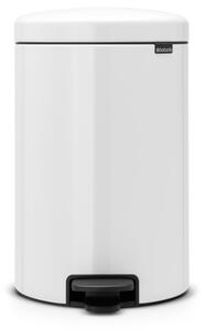 Bidone in acciaio bianco da 20 l NewIcon - Brabantia