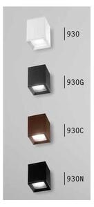 PLAFONIERA ISYLUCE ESTERNA IP54 ALLUMINIO BIANCO, ANTRACITE, CORTEN O NERO VETRO SATINATO