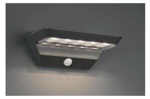 MENDOZA APPLIQUE DA ESTERNO IP44 AD ENERGIA SOLARE E CON SENSORE DI MOVIMENTO ANTRACITE LED 5W