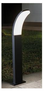 VIRGOLA PALETTO DA ESTERNO IP65 LUCE 4000K MODERNO IN ALLUMINIO A LED 12W ANTRACITE DI SOVIL