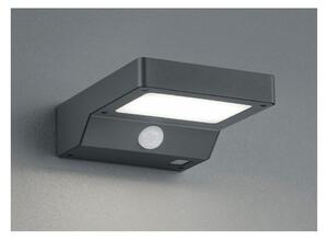 FOMOSA APPLIQUE DA ESTERNO IP44 AD ENERGIA SOLARE E CON SENSORE DI MOVIMENTO ANTRACITE LED 4,8W